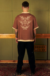 Camisa Fire Eyes Cafe | Matias Wenuqueo