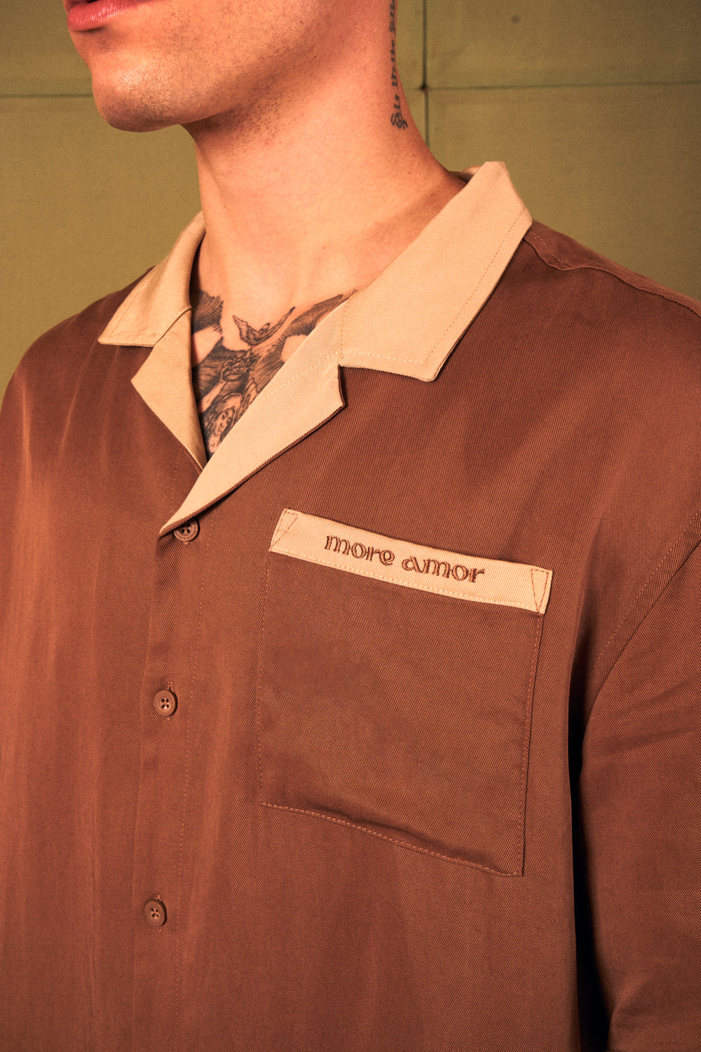 Camisa Fire Eyes Cafe | Matias Wenuqueo