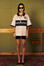Polera Futbol Ecru Mujer | more amor