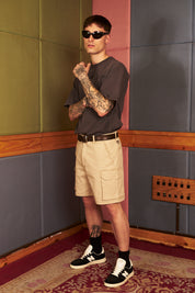 Short Cargo Ecru | More Amor
