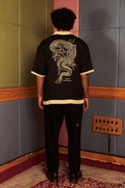 Camisa ShenLong Negra | Cristobal Morales