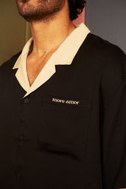 Camisa ShenLong Negra | Cristobal Morales