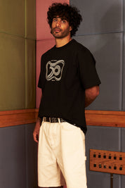 Polera Snake Negra | Cristobal Morales