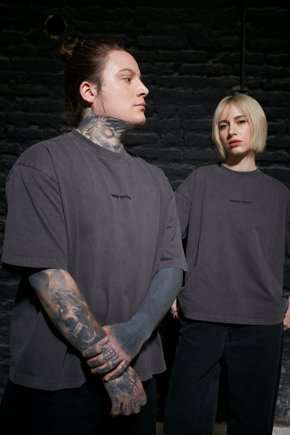 Polera Boxy Fit 250gr Gris | More Amor