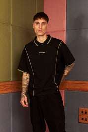 Polera 80's more amor Negra Boxy Fit | more amor