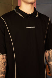 Polera 80's more amor Negra Boxy Fit | more amor