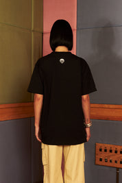 Polera Snake Negra Mujer | Cristobal Morales