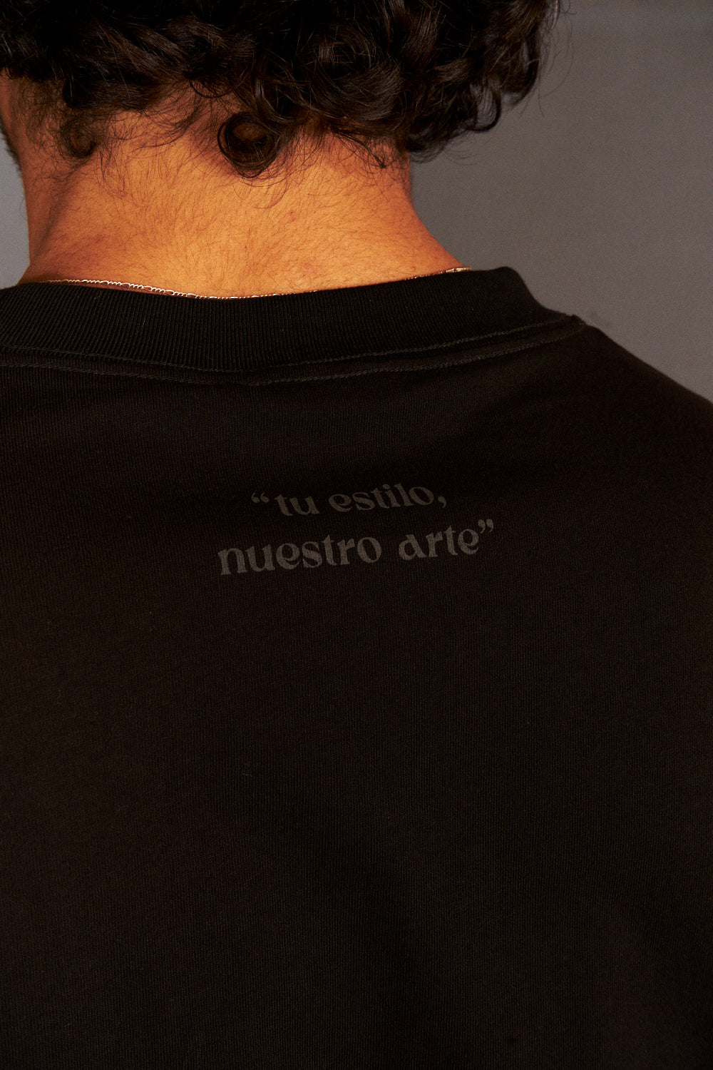 Polera 250 gr Negra | more amor