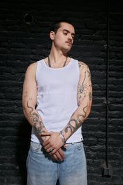 Polera Sin Mangas Blanca | More Amor