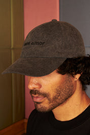 Jockey Ball Cap Gris | More Amor
