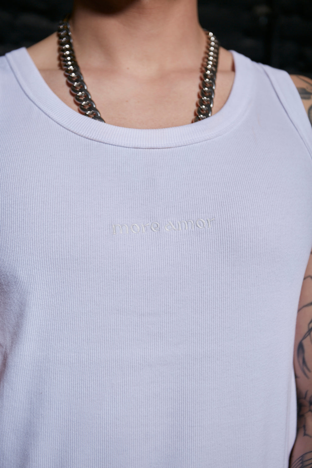 Polera Sin Mangas Blanca | More Amor
