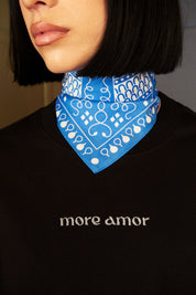 Polera Cavalry Warrior Negra Mujer | Matias Wenuqueo