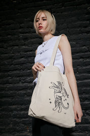 Tote Bag Warrior Lady Ecru | Dimedarko