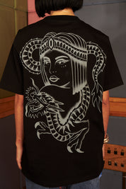 Polera Lady Dragon Negra Mujer | DimeDarko