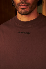 Polera more amor Cafe Boxy Fit | more amor