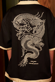 Camisa ShenLong Negra Mujer | Cristobal Morales