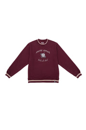 Polerón Crewneck sin Gorro Traditional Rose Burdeo | Dimedarko