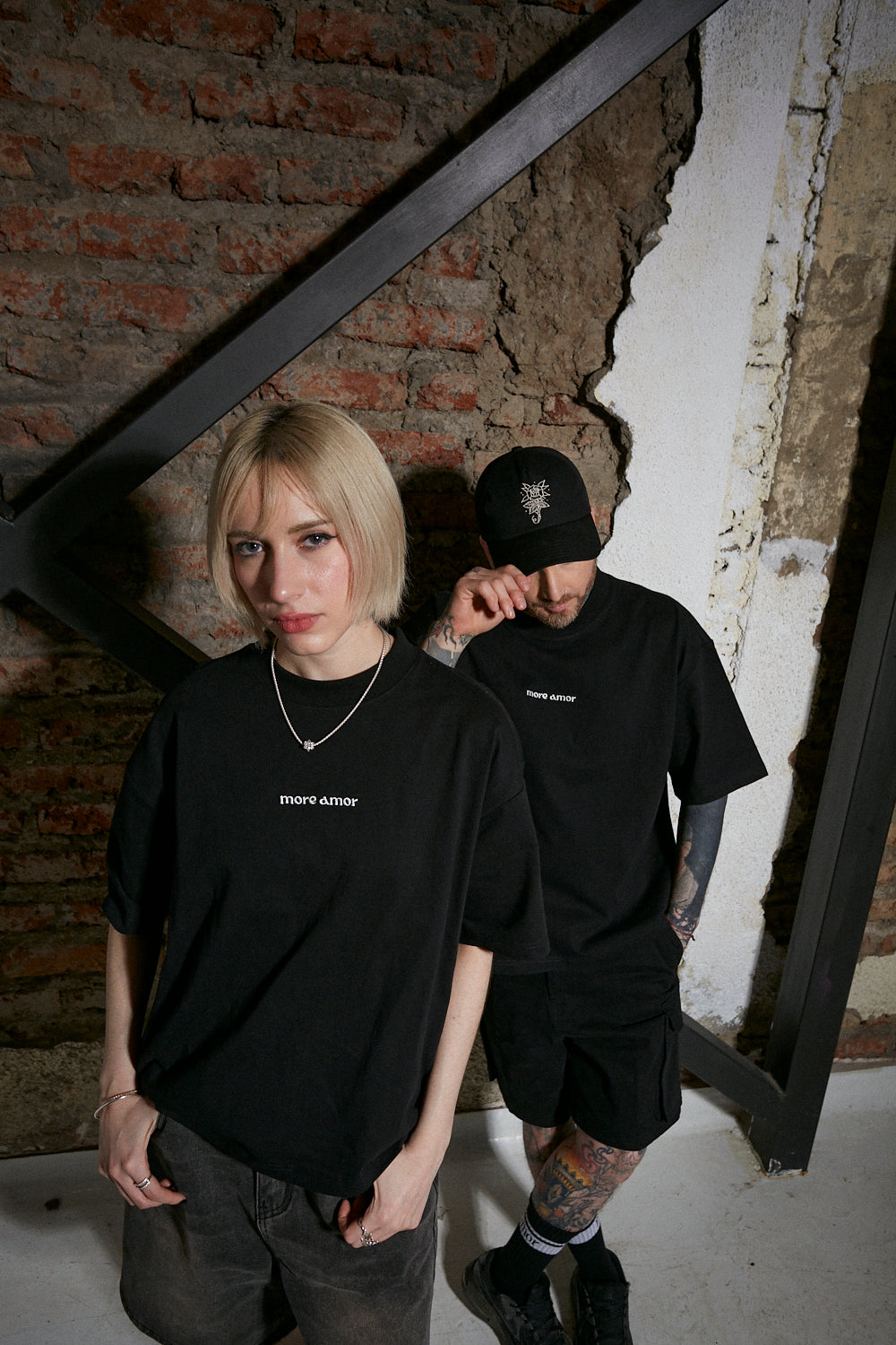 Polera Boxy Fit 250gr Negra | More Amor