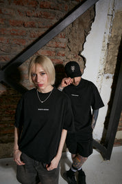 Polera Boxy Fit 250gr Negra | More Amor
