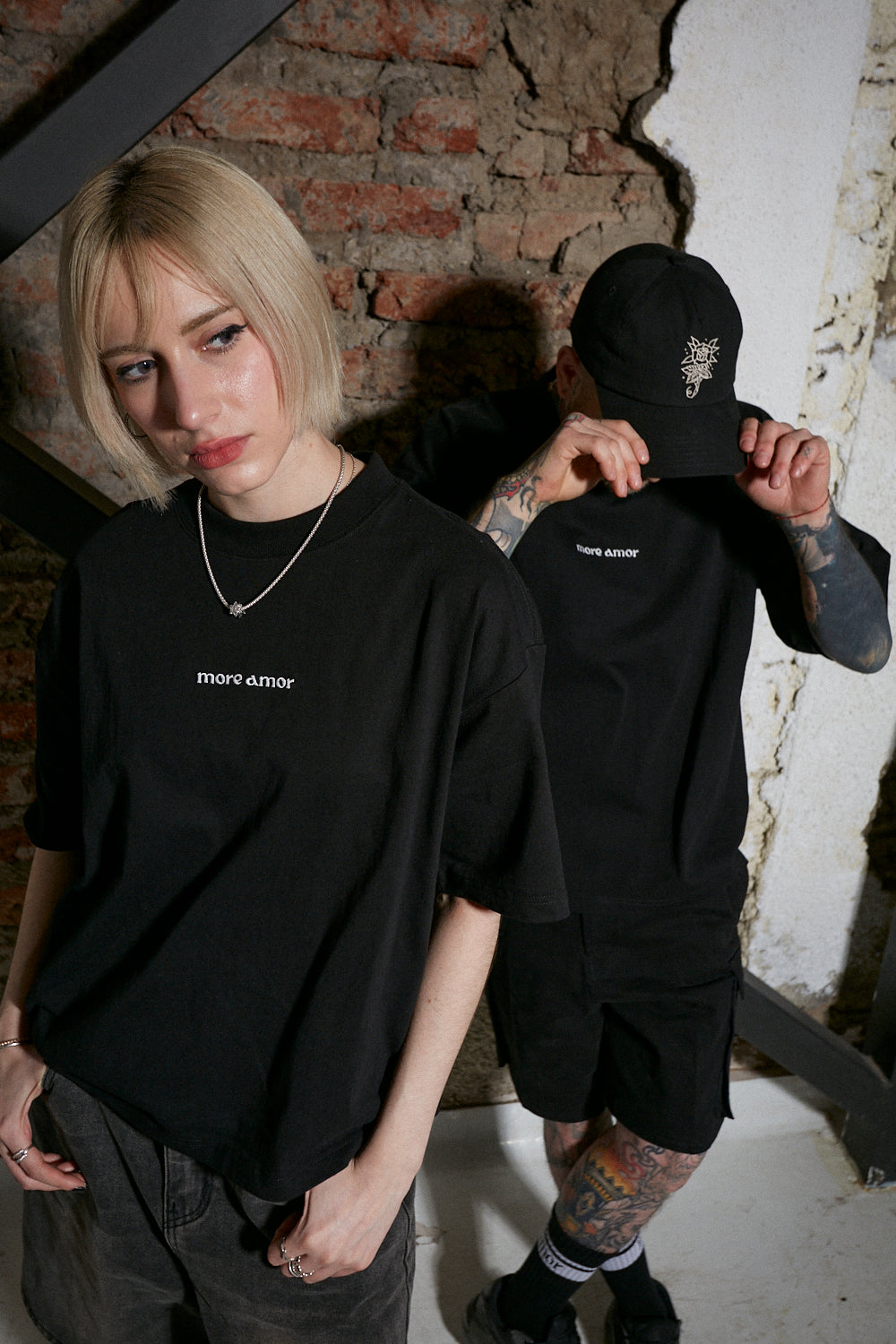 Polera Boxy Fit 250gr Negra | More Amor