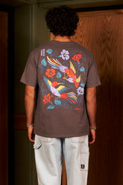 Polera Hummingbirds Gris | Nanai
