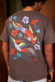 Polera Hummingbirds Gris | Nanai