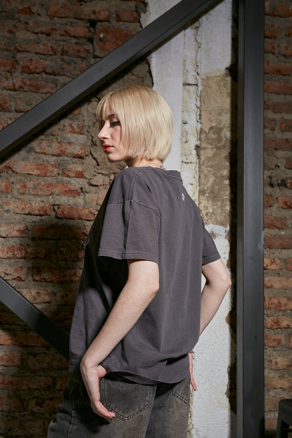 Polera 200gr Dragon Gris Regular Fit | Vika
