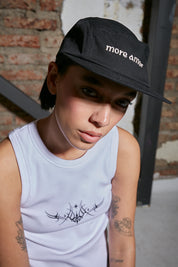 Jockey Five Panel Negro Logo | More Amor