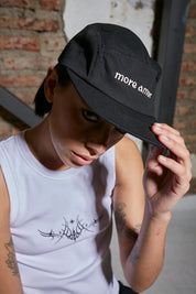 Jockey Five Panel Negro Logo | More Amor