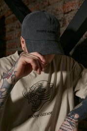 Jockey Ball Cap Gris | More Amor
