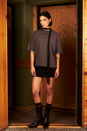 Polera Boxy Fit 250gr Gris | More Amor