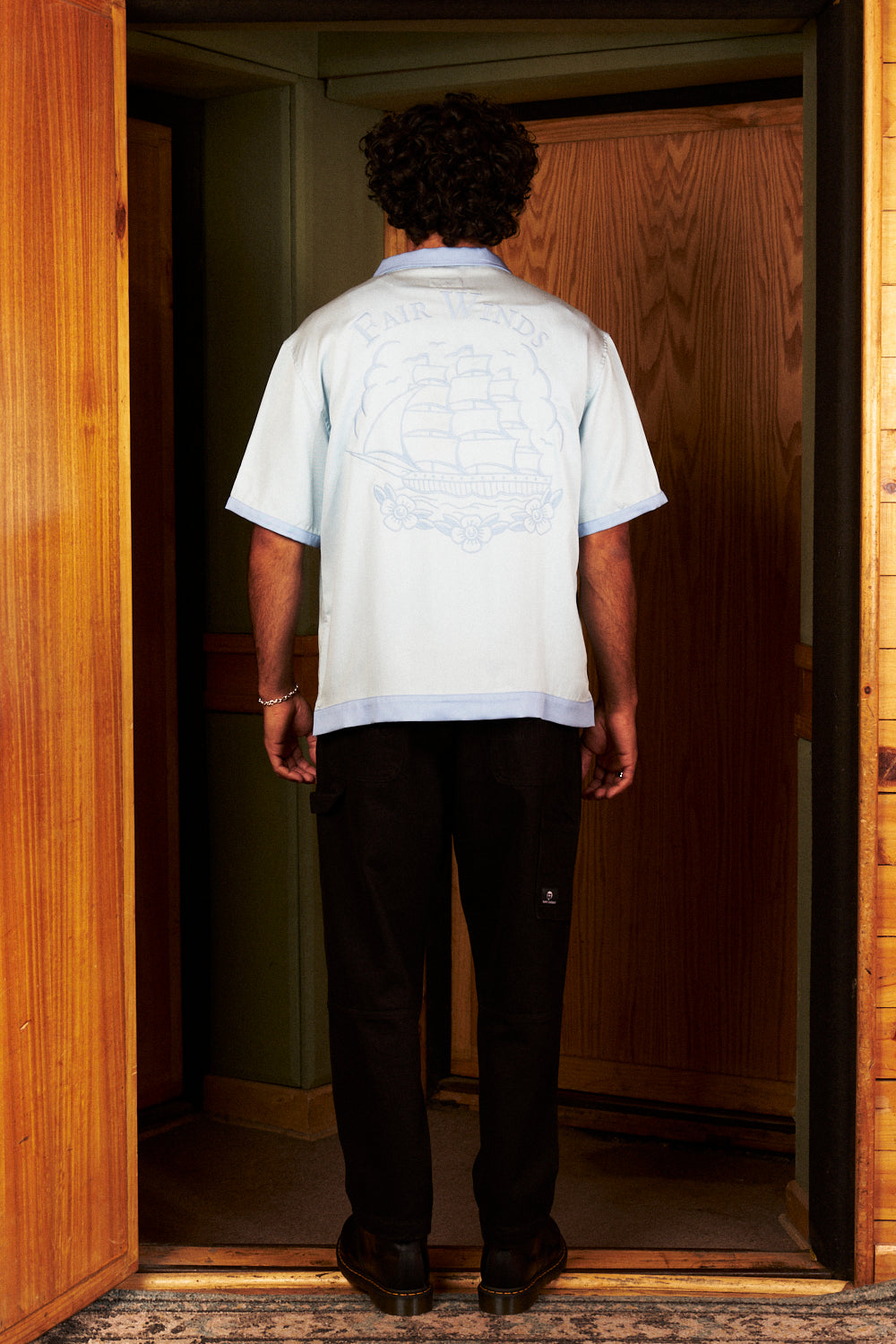 [UNIQUE IV] Camisa Fair Winds Celeste | DimeDarko