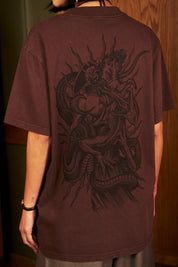 Polera War Of The Tree Cafe Mujer | Matias Wenuqueo
