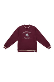 Polerón Crewneck sin Gorro Traditional Rose Burdeo | Dimedarko