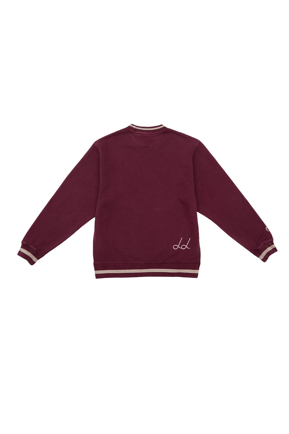 Polerón Crewneck sin Gorro Hombre Traditional Rose Burdeo | Dimedarko