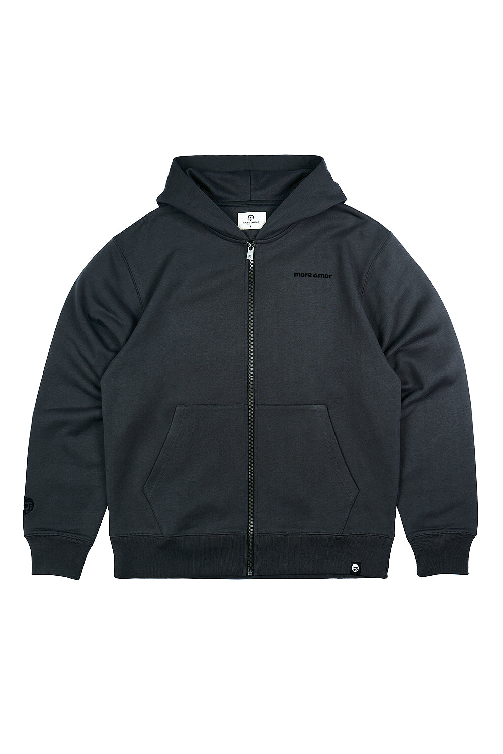 FullZip Polerón Con Gorro Gris | more amor