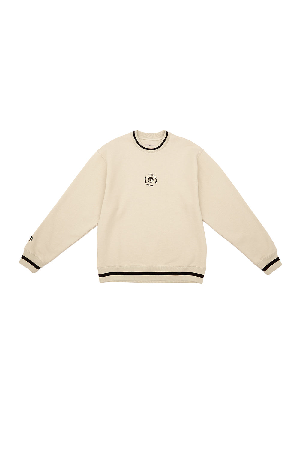 Polerón Crewneck sin Gorro Hombre Ecru | More Amor