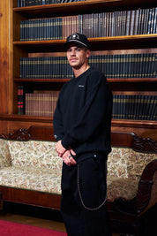 Chaleco Oversize Negro Hombre | more amor