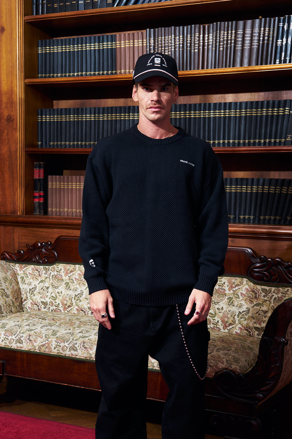 Chaleco Oversize Negro Hombre | more amor