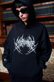 Polerón con Gorro Neotribal Chest Negro | Simon Noctem