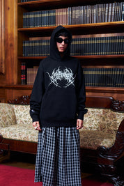 Polerón con Gorro Neotribal Chest Negro | Simon Noctem