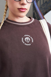 Crewneck Sin Gorro Logo Café | more amor