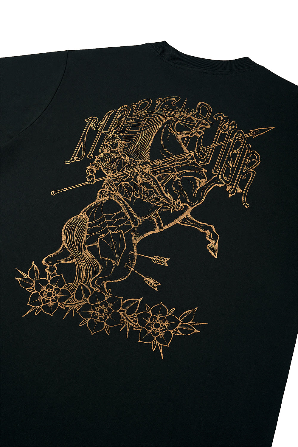 Polera 250gr Elite Knight Negra | Varoski