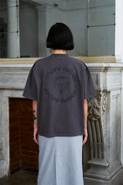 Polera Boxy Fit 250 gr Rounded Gris | more amor