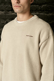 Chaleco Oversize Ecru Hombre | more amor
