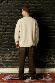 Chaleco Oversize Ecru Hombre | more amor