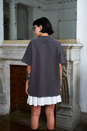 Polera 250gr Gris Oversize | More Amor