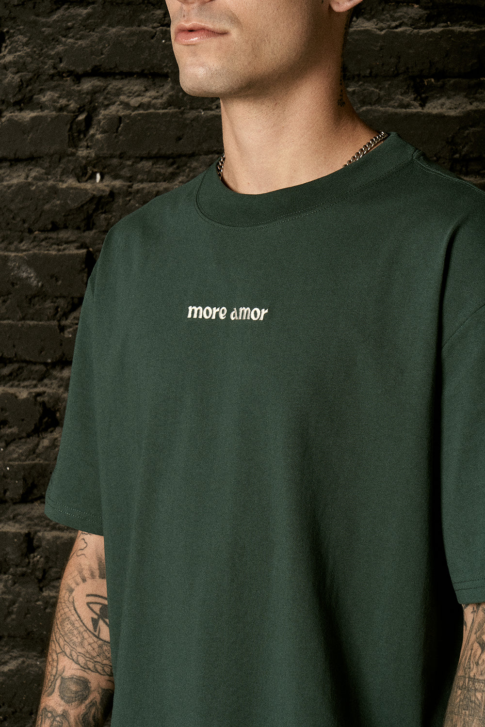 Polera more amor Verde Hombre | more amor
