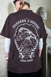 Polera 250 gr Pharaos Horses Café | DimeDarko