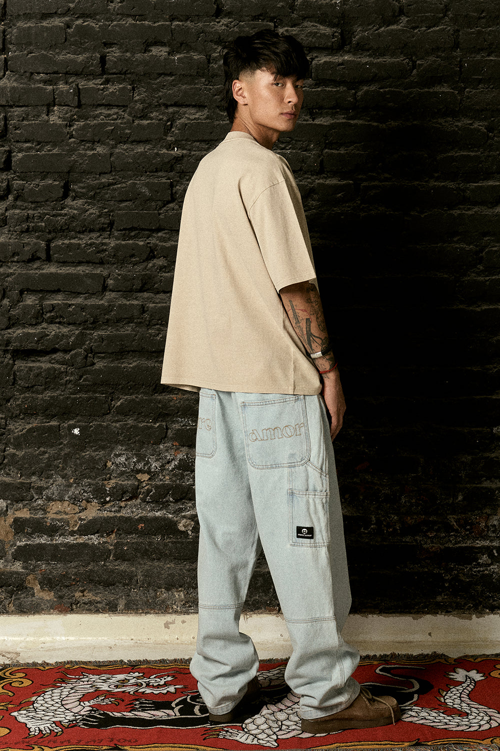 Pantalón Denim Carpenter Celeste Hombre | more amor